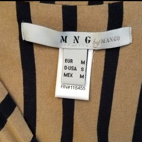 MNG by Mango gathered striped dress - Picture 4 of 6